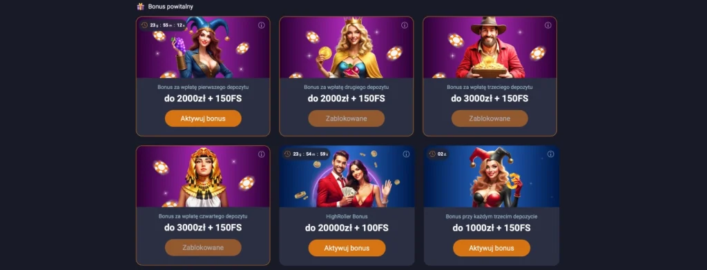Vox Casino bonus na start depozyt i free spiny krok po kroku